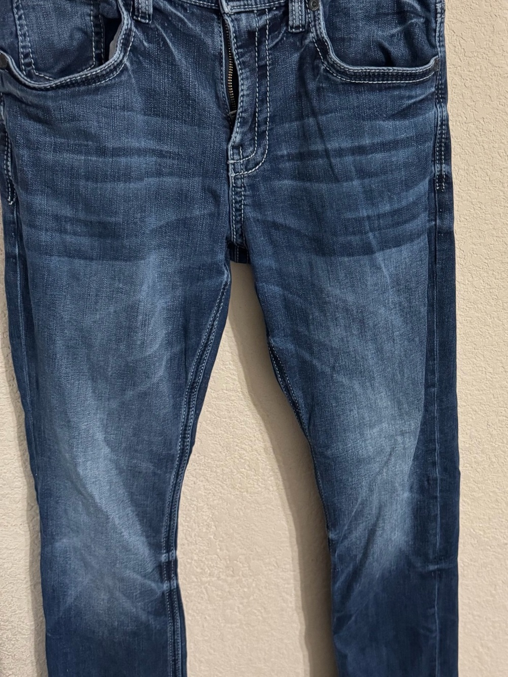 Men's BKE Blue Straight Denim Jeans